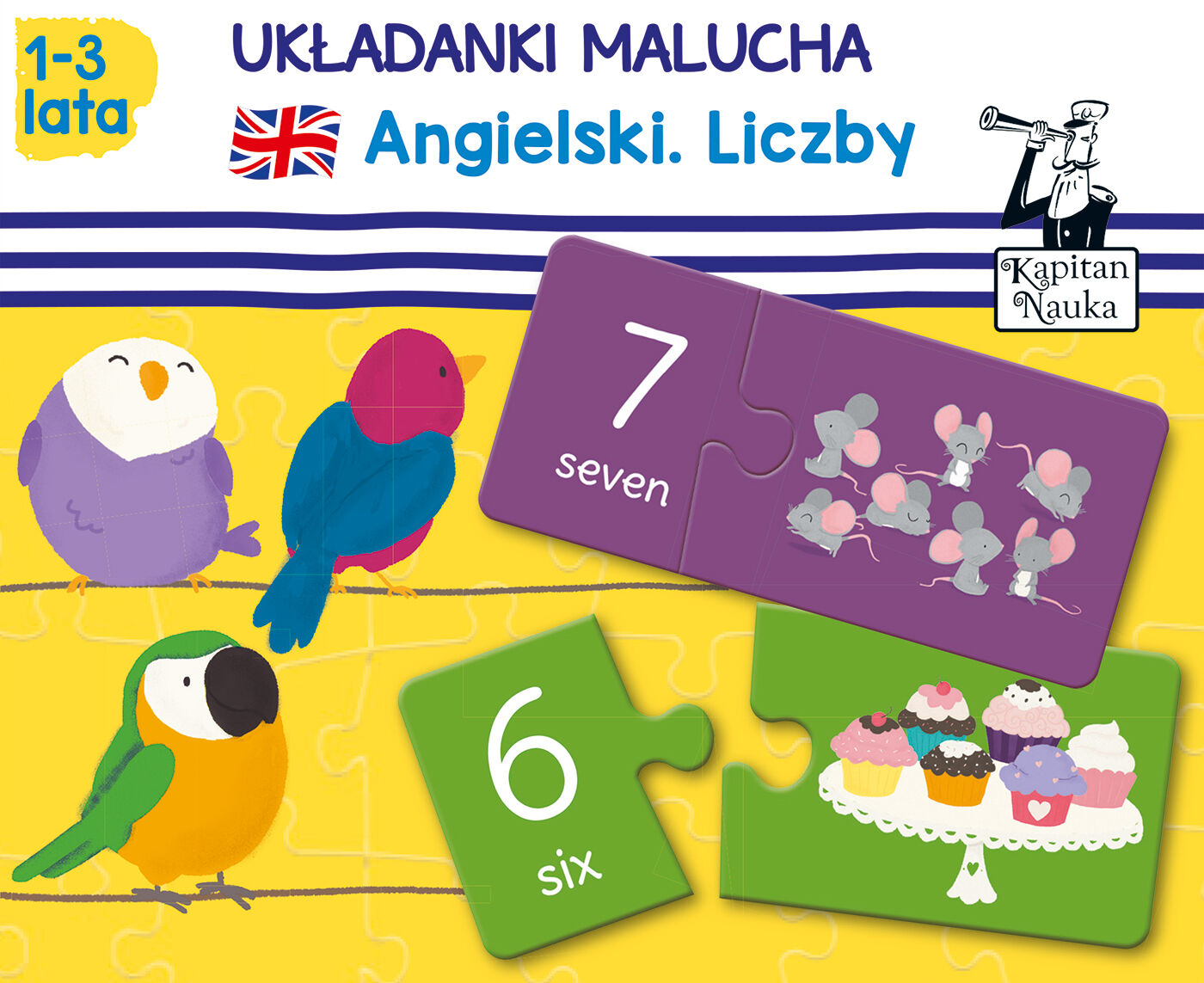 Układanki malucha Angielski Liczby