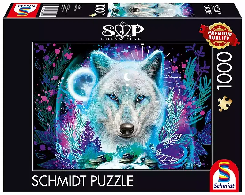 Puzzle 1000 pq sheena pike arktyczny wilk 112323