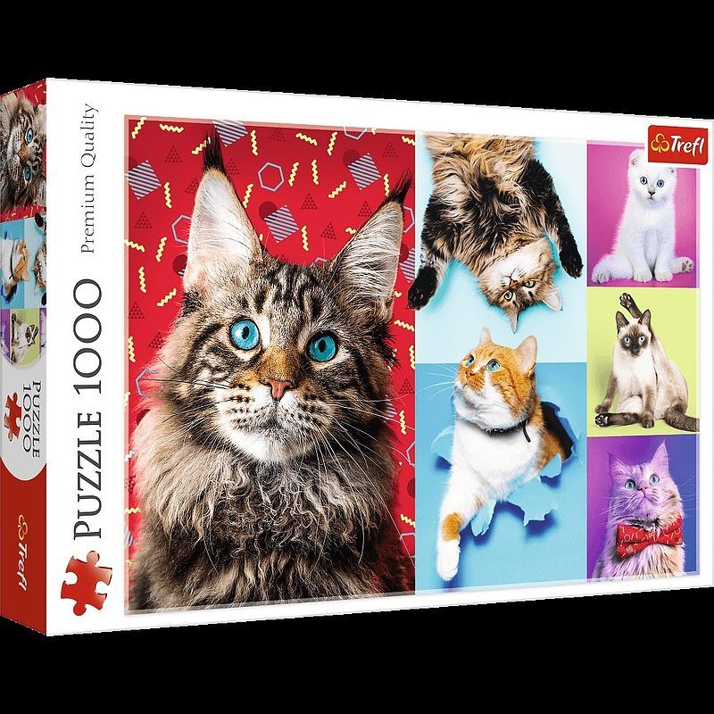 Puzzle Wesołe koty 1000