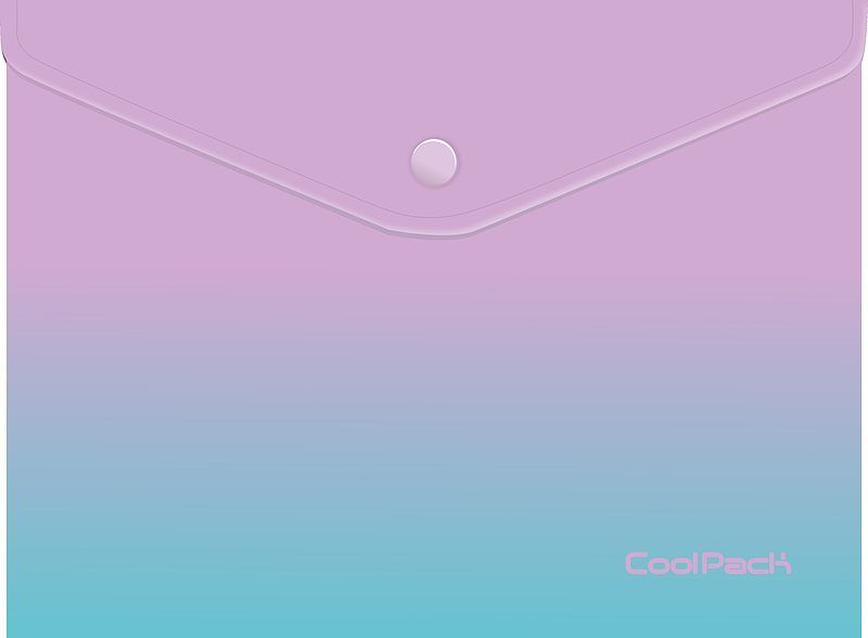 Koperta na dokumenty na zatrzask a4 coolpack gradient blueberry