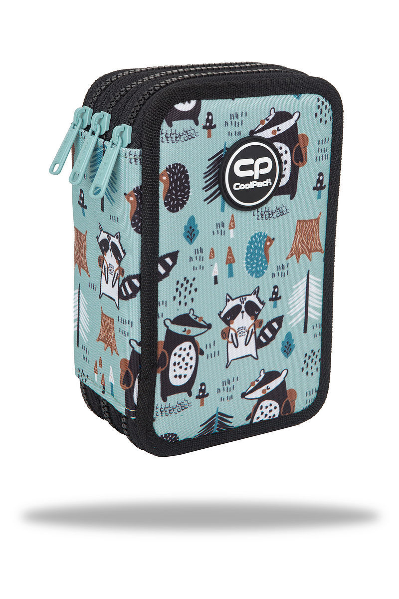 Piórnik 3-komorowy z wyposażeniem coolpack jumper 3 shoppy