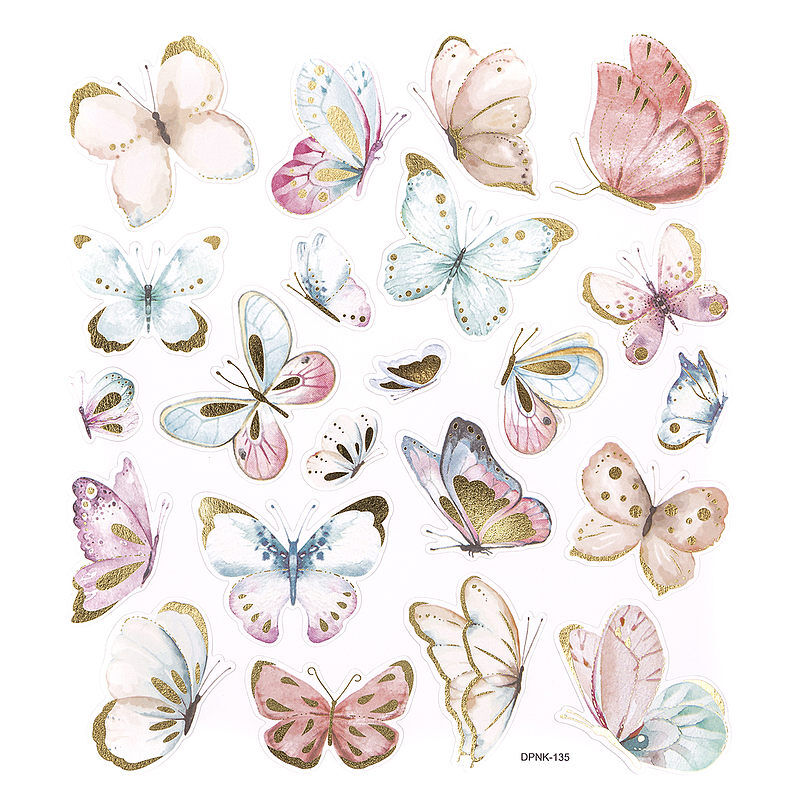 Naklejki boho butterflies 22 szt