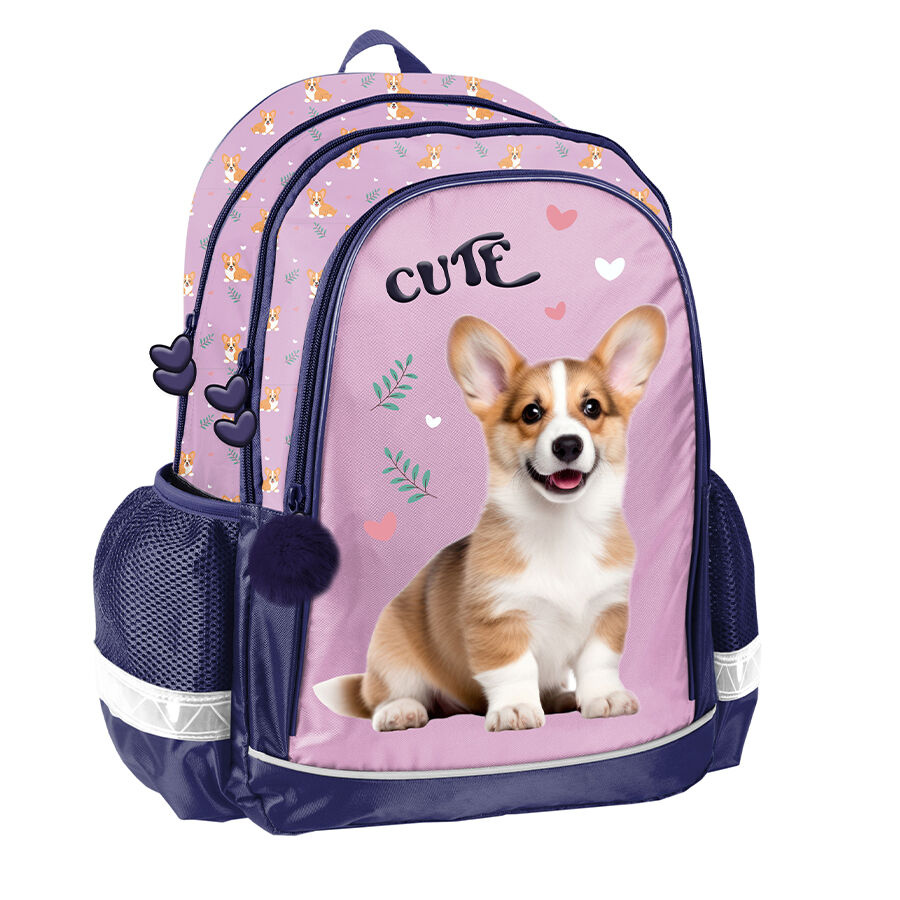 Plecak 3-komorowy Cute Corgi PP26CG-081