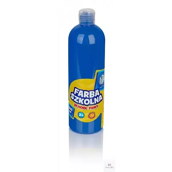 Farba szkolna astra 500 ml niebieska ciemna