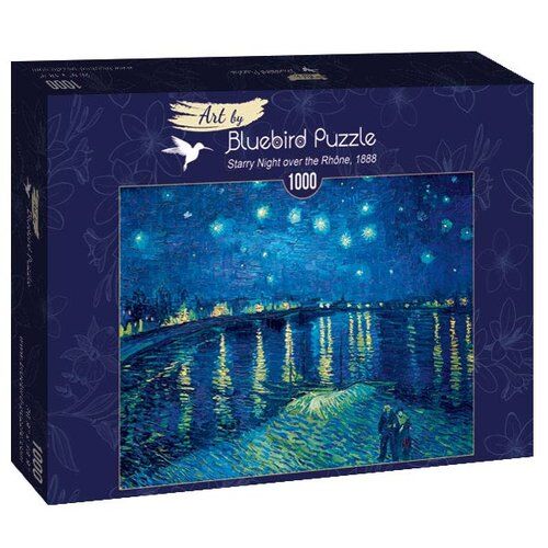 Puzzle 1000 Gwiaździsta noc nad Ronem Vincent van Gogh,1888