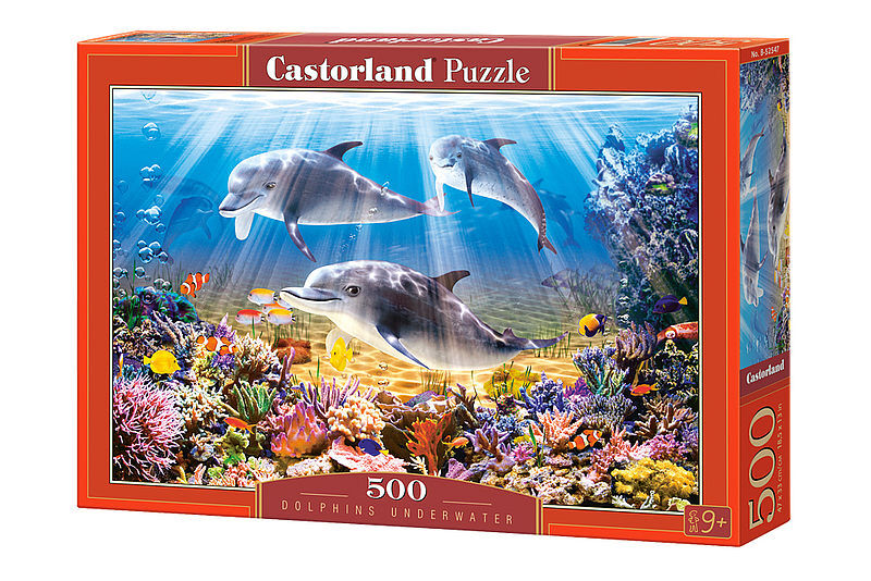 Puzzle 500 Dolphins Underwater