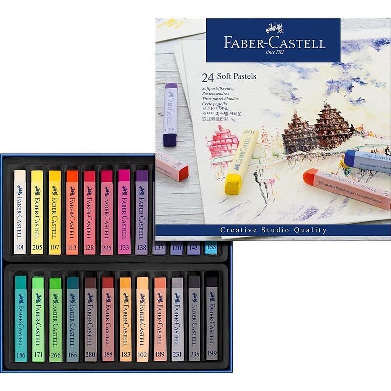 Pastele suche faber-castell creative studio  24 kolory