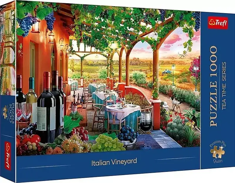 Puzzle Premium Plus Quality Tea Time: Włoska Winnica 1000