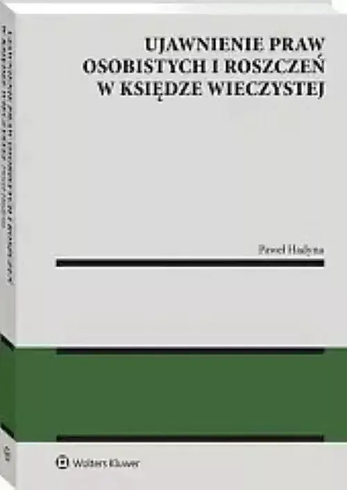 Ujawnienie praw osobistych i roszczeń w księdze wieczystej