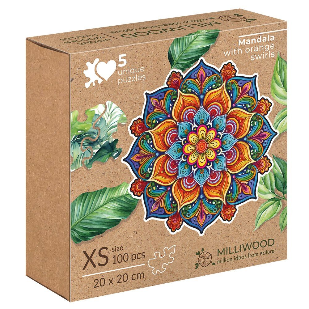 Puzzle 100 Milliwood Peace and harmony Mandala Radości