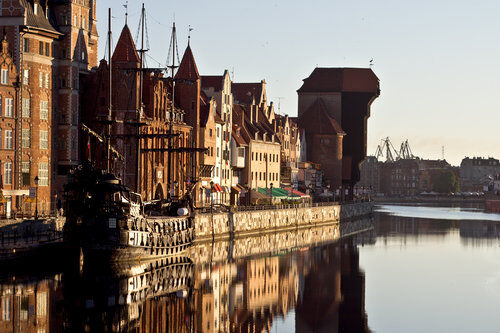 Kartka 3D Gdańsk, Żuraw