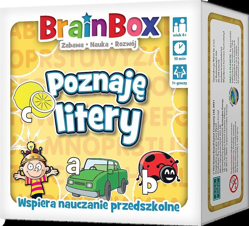 BrainBox Poznaję litery