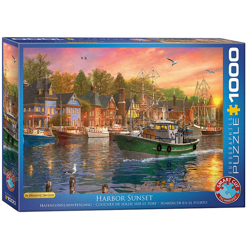 Puzzle 1000 harbor sunset 6000-0969