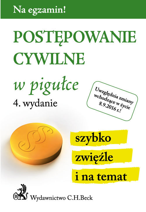Postępowanie cywilne w pigułce wyd. 4