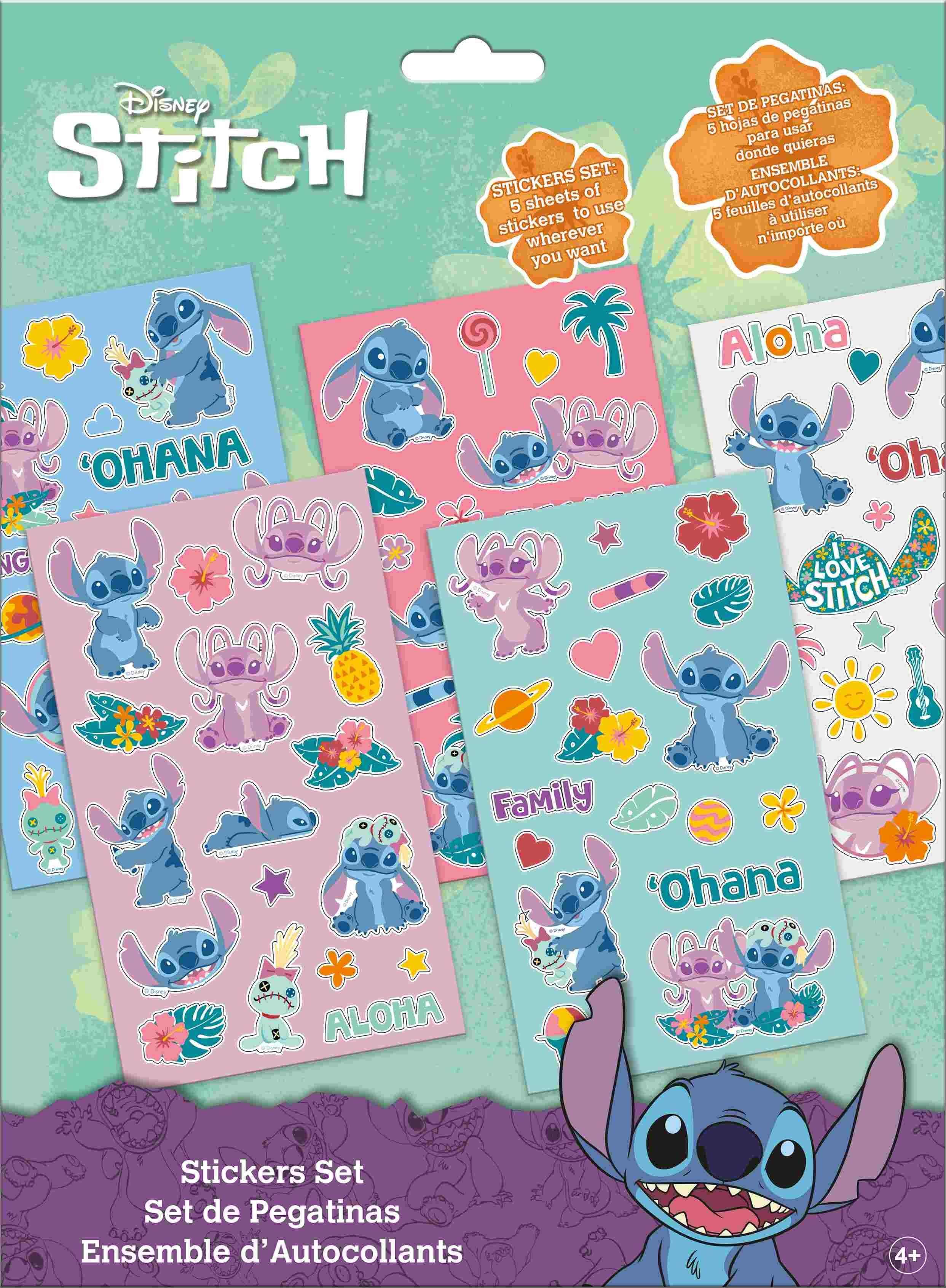 Naklejeki Stitch 92szt. ST00077