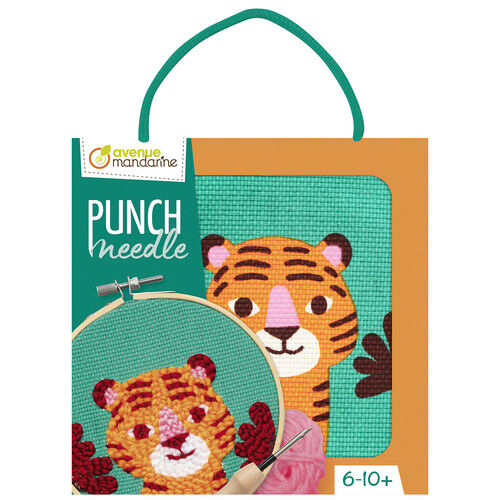 Wyszywanka Punch Needle, Tygrys