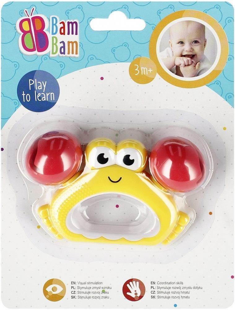 Grzechotka krabik bambam