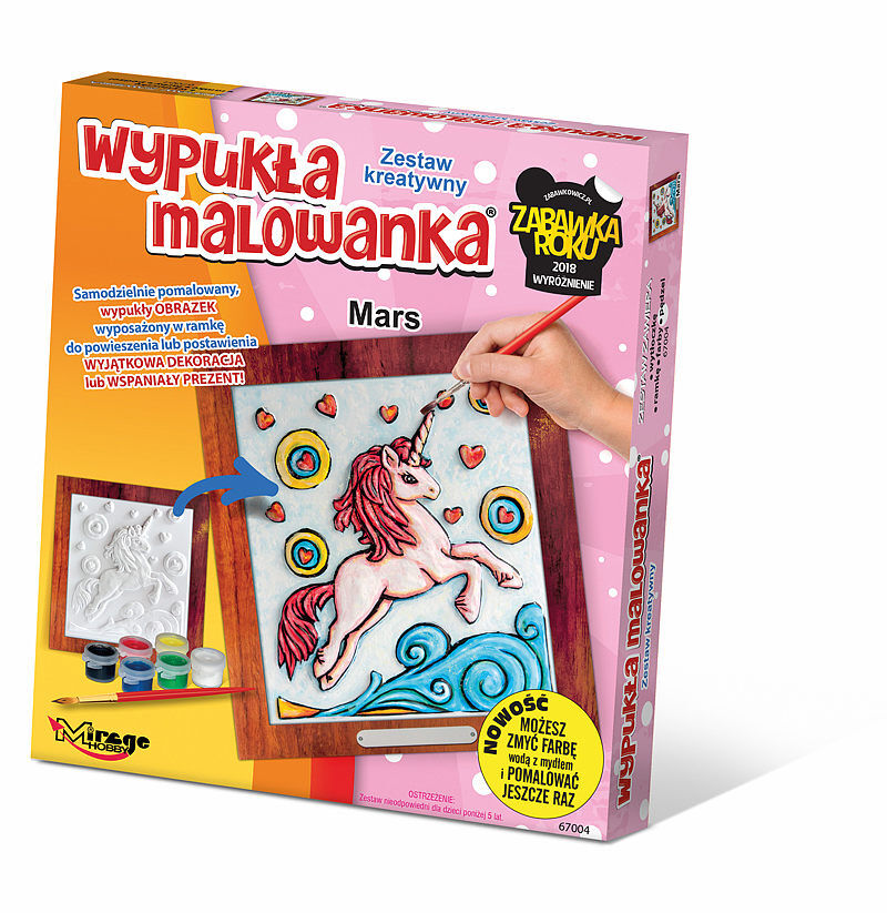 Wypukła malowanka jednorożec mars 67004