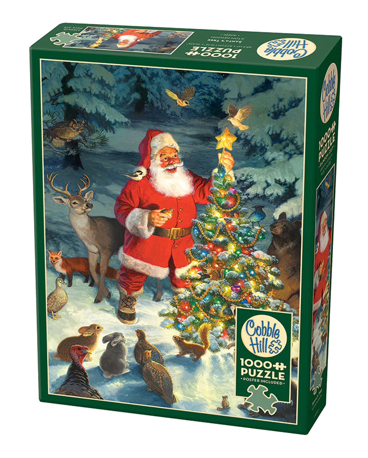 Puzzle 1000 Choinka Świętego Mikołaja 113028