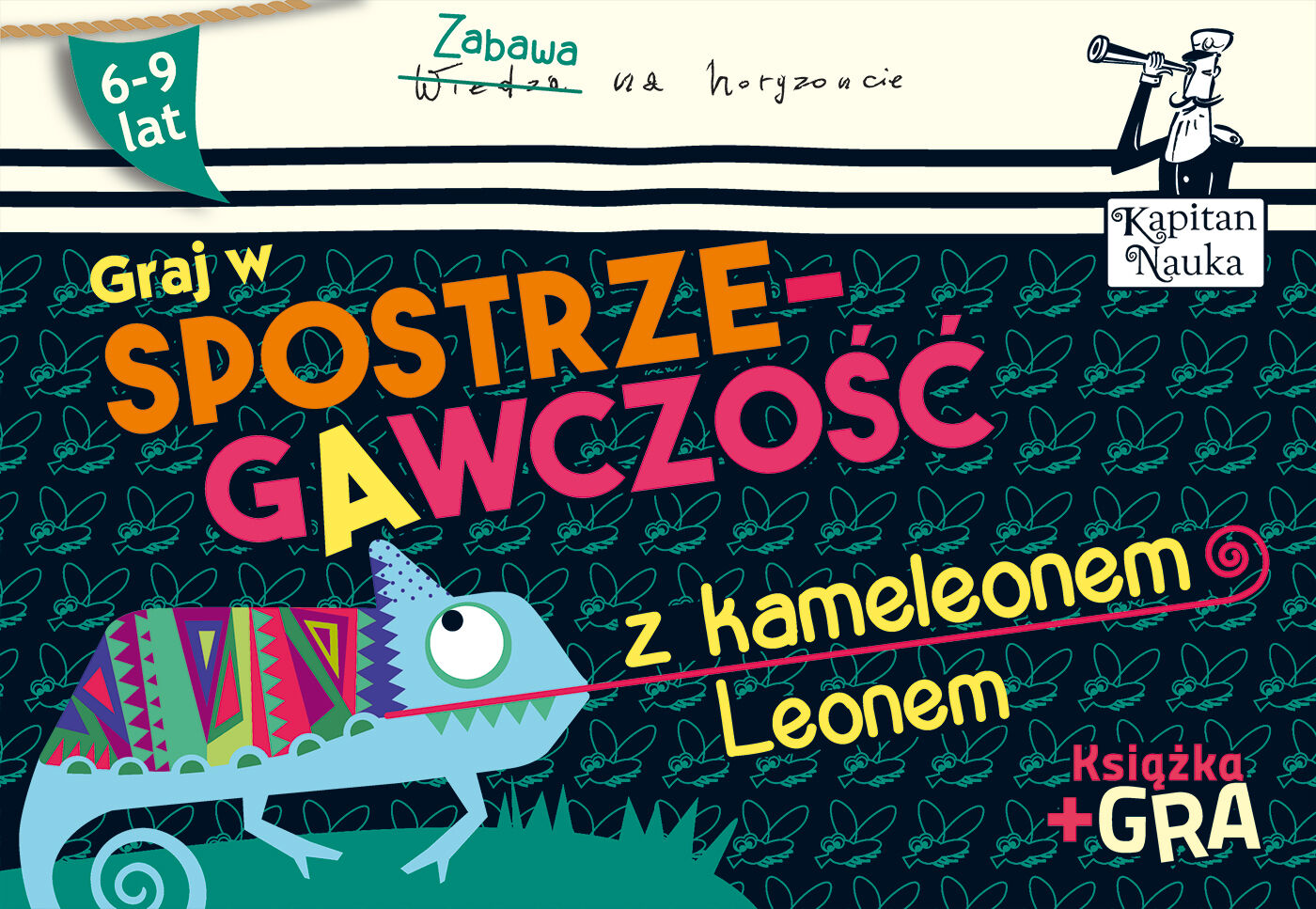 Kapitan Nauka Spostrzegawczość z kameleonem Leonem