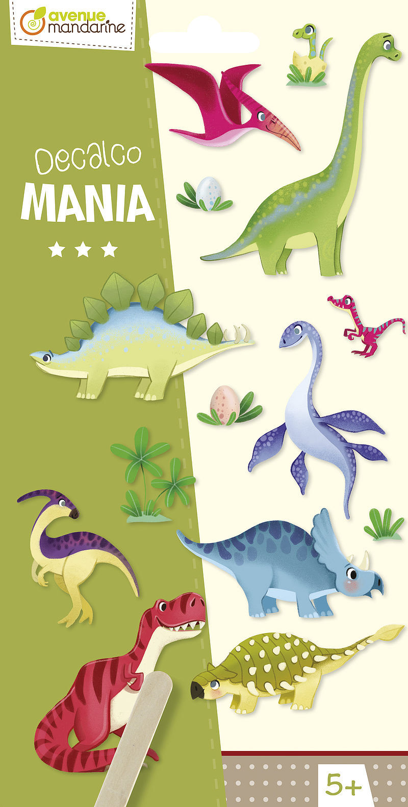 Decalco mania dinozaury