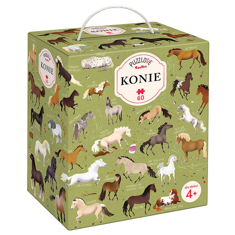 Puzzlove CzuCzu Konie 60 elementów