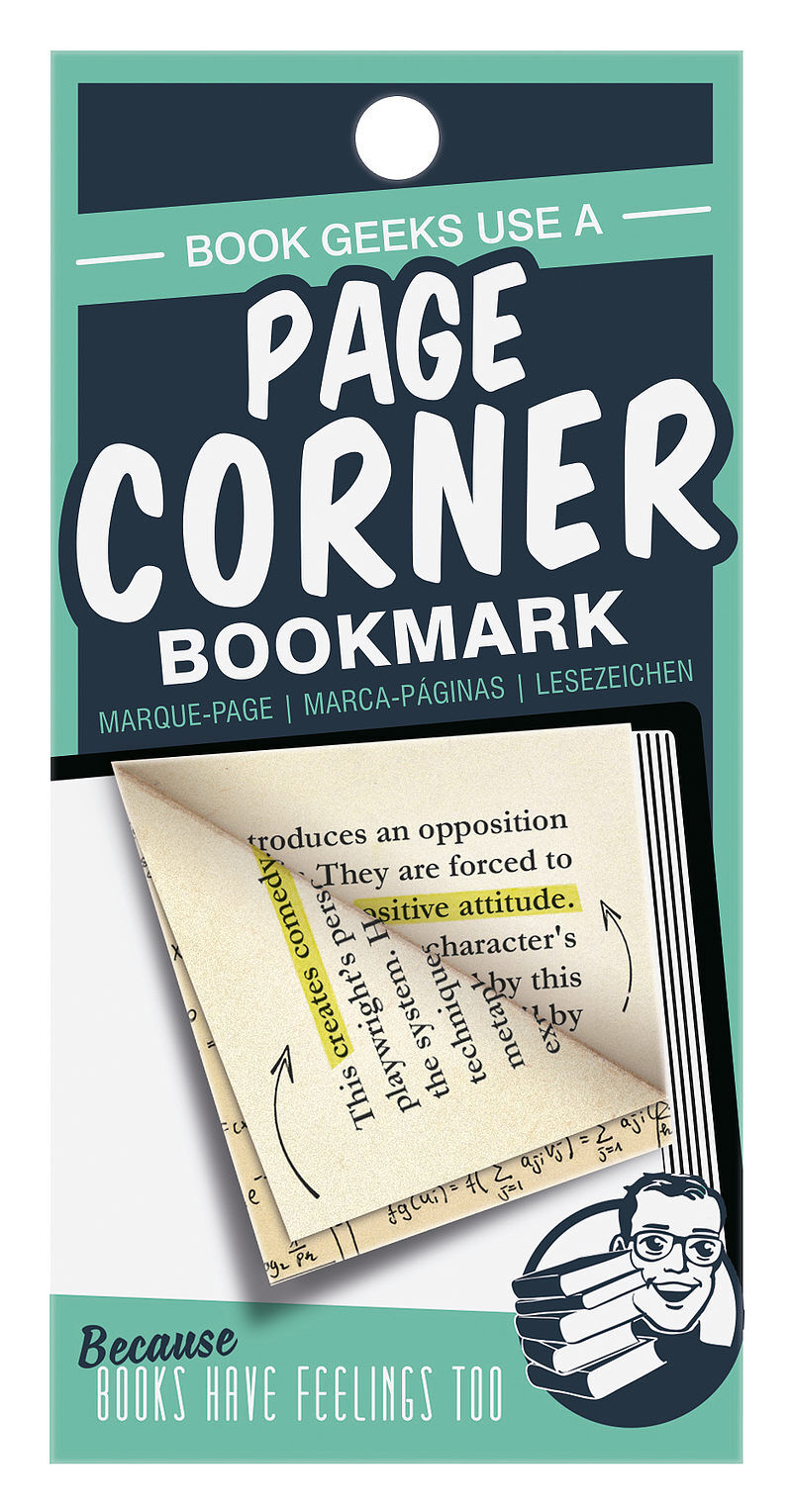 Page corner - zakładka narożnikowa do książki geeks