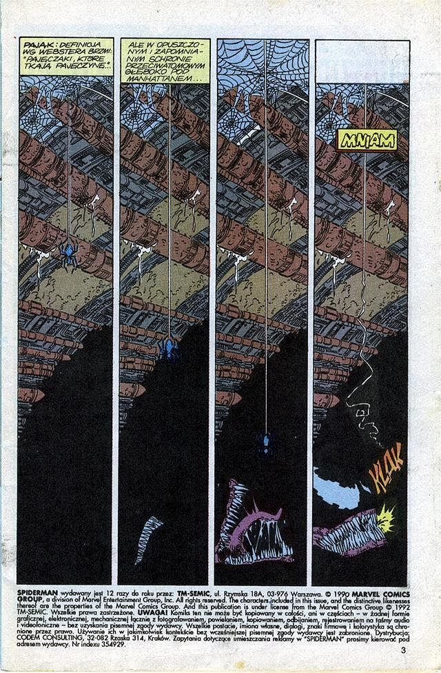 Spider-Man (TM-Semic) - 28 - (10/1992) Niedziela w parku z Venomem / Podejść zwierza
