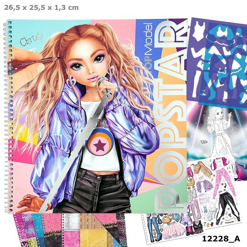 Zestaw kreatywny popstar top model 12228a