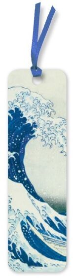 Zakładka do książki Wielka fala w Kanagawie Hokusai Katsushika FT BKMK36