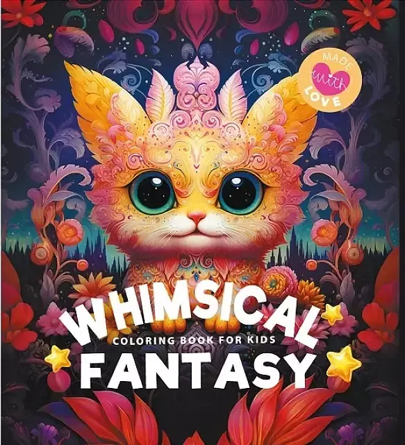 Kolorowanka usztywniana whimsical fantasy stworki