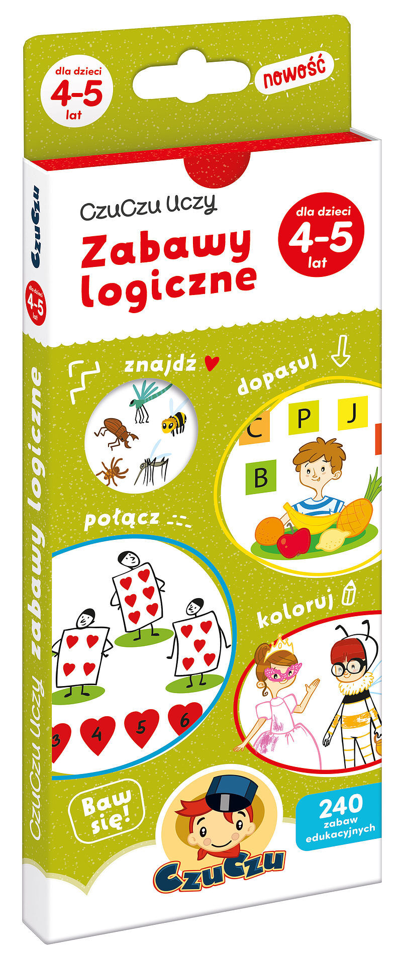 CzuCzu Uczy Zabawy logiczne dla dzieci 4-5 lat