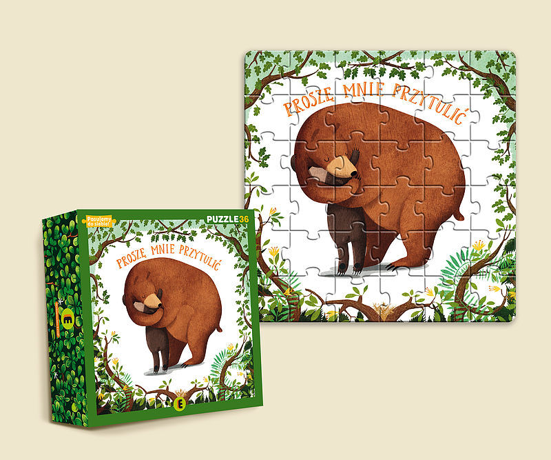 Puzzle 36 proszę mnie przytulić ezop