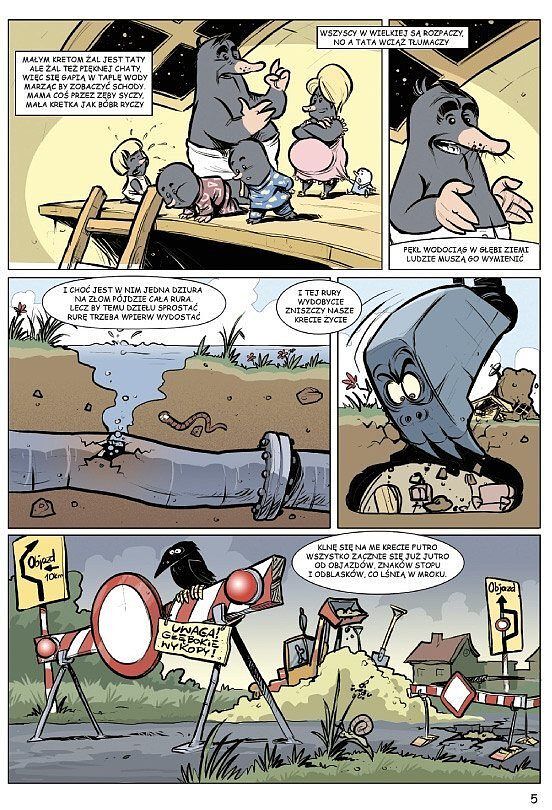 Jak krecik Muki pobierał nauki