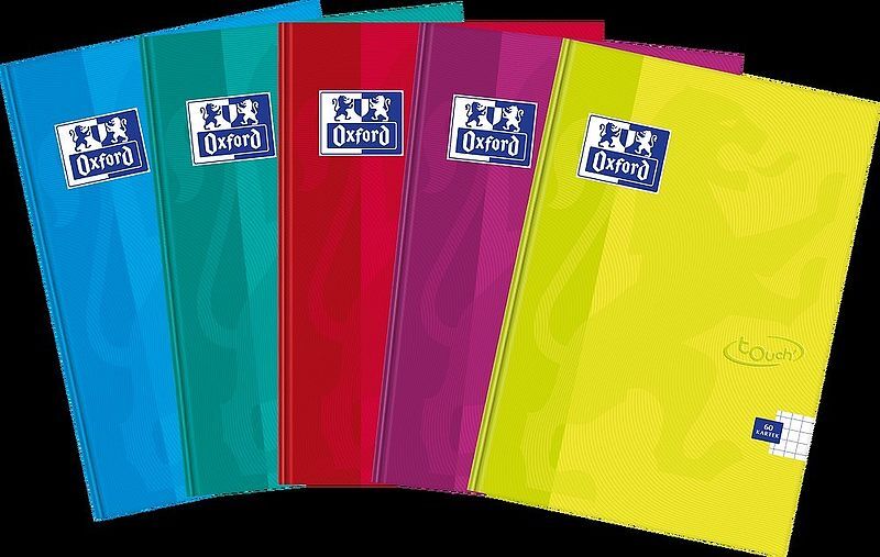 Brulion a5 60k kratka oxford touch pastel mix 1 szt
