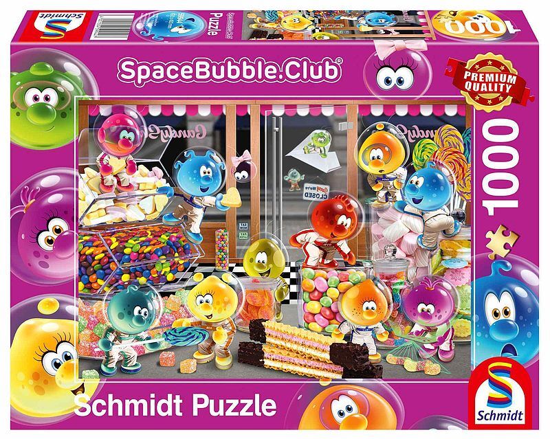 Puzzle 1000  pq spacebubble club w sklepie ze słodyczami
