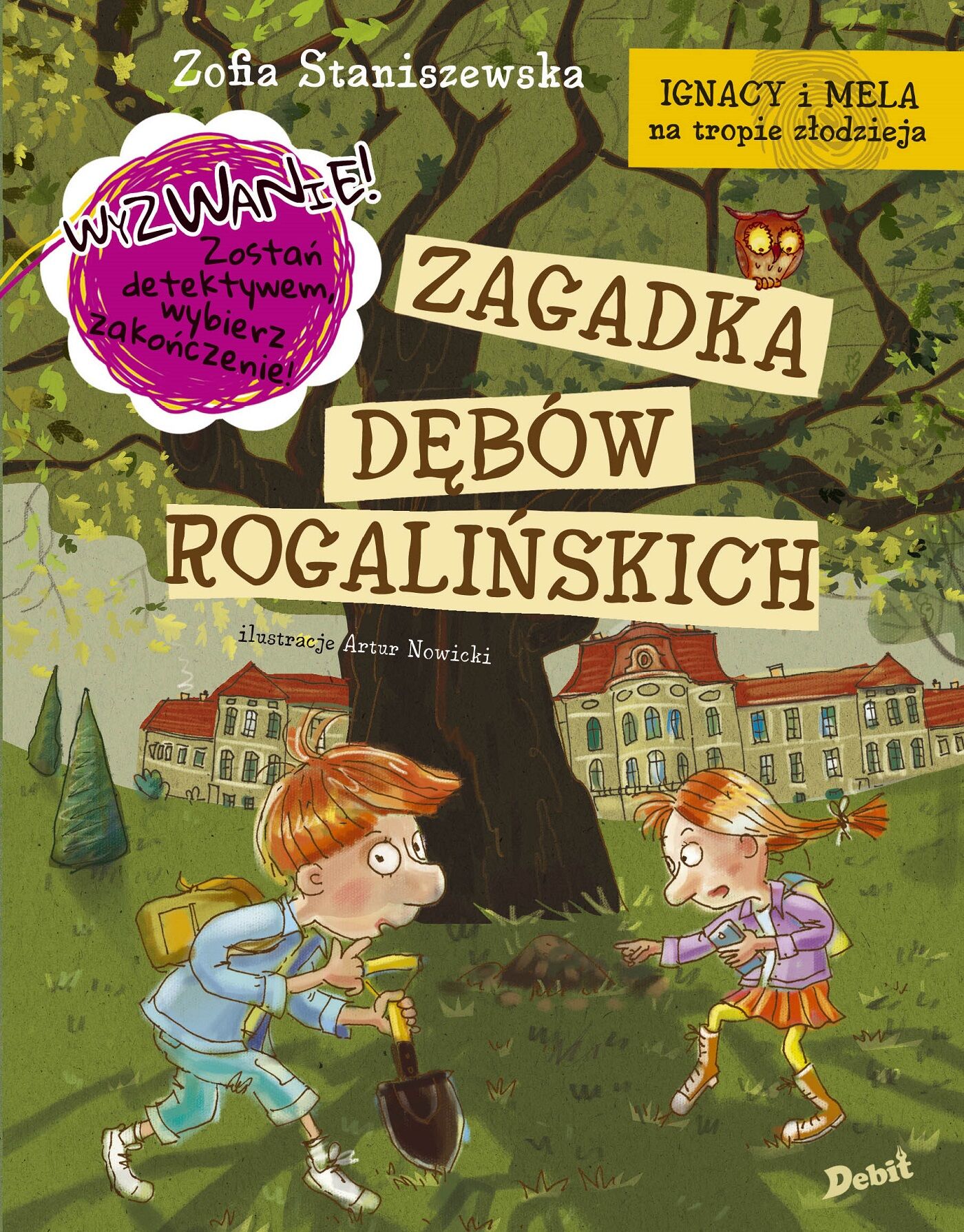 Zagadka dębów rogalińskich Ignacy i Mela na tropie złodzieja