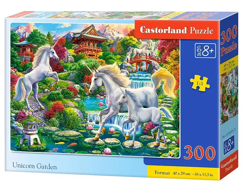 Puzzle unicorn garden 300 b-030521