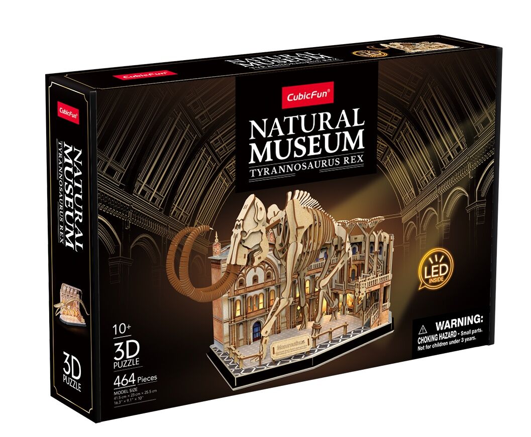 Puzzle 464 3D Natural Museum Mamut 306-L547H