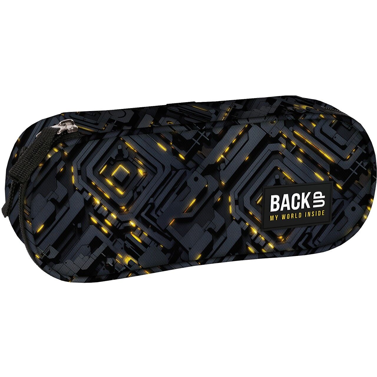 Piórnik owalny Backup Cyber Grid PB8A65