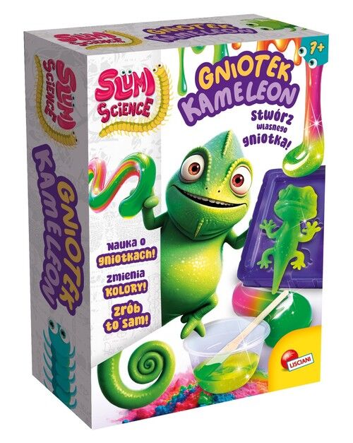 Lisciani Slumi Science Gniotek Kameleon.
