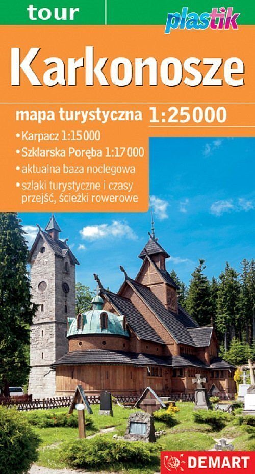Karkonosze. Mapa turystyczna w skali 1:25 000