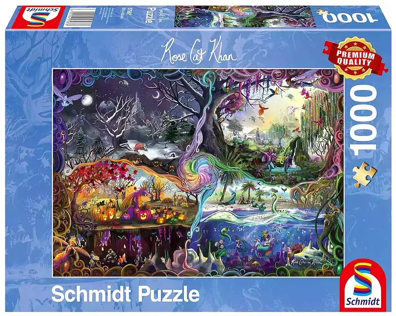 Puzzle 1000 pq rose cat khan portal czterech pór roku 111729