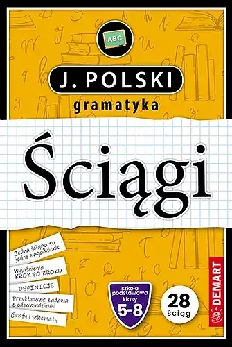 Ściągi Karty edukacyjne Język polski gramatyka kl.asy 5-8