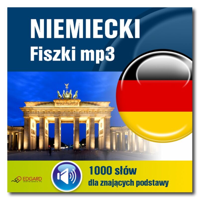 Niemiecki Fiszki mp3 1000 słówek dla znających podstawy (audiobook MP3)