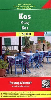 Wyspa grecka Kos mapa 1:50 000 freytag berndt