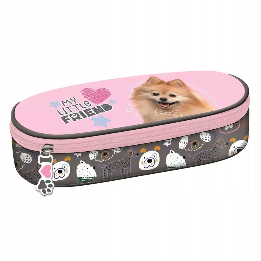 Piórnik saszetka usztywniona My little friend Sweet Pomeranian