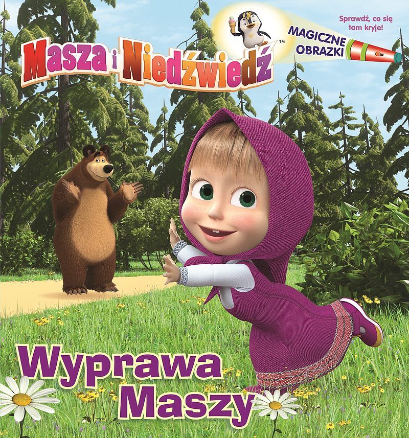 Masza i niedźwiedź. Magiczne obrazki. Wyprawa Maszy.
