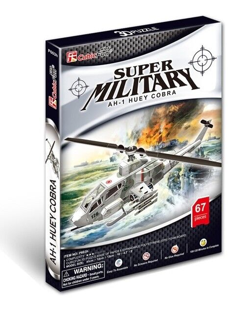 Puzzle 3D AH-1 Huey Cobra