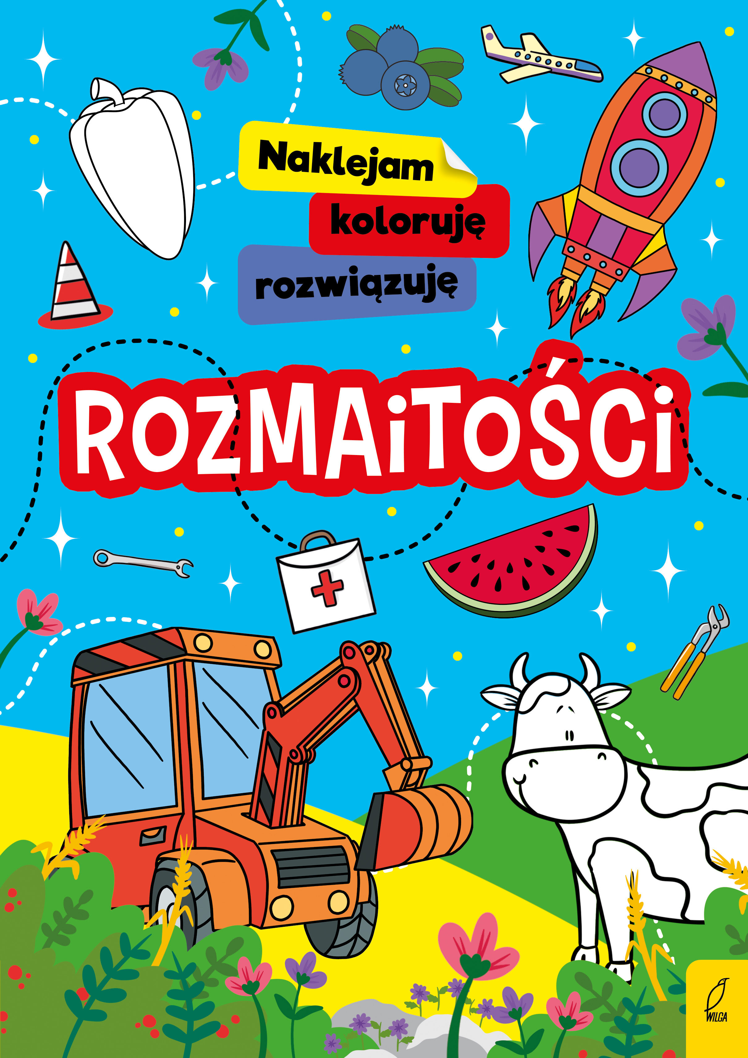 Naklejam, koloruję, rozwiązuję. Rozmaitości